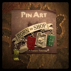 Born to Shop pin